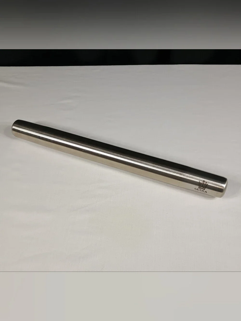 Ultra Cuisine Stainless Steel Tapered French Rolling Pin 15.75 Inch